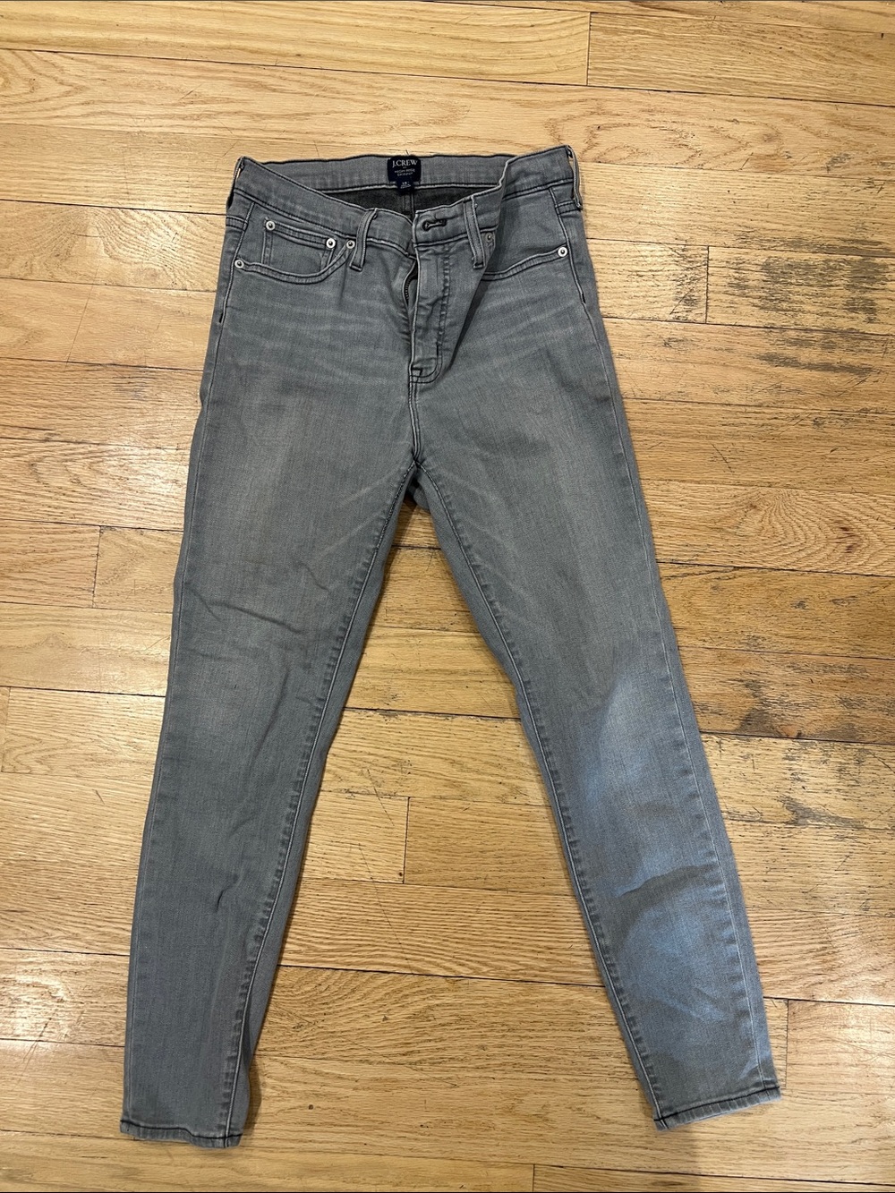 J. Crew Women's Gray Skinny Jeans - Stretch Denim
